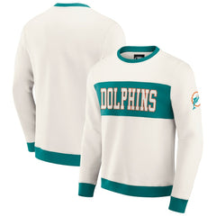 NFL Miami Dolphins Darius Rucker Collection Colorblock Pullover Sweatshirt