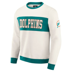 NFL Miami Dolphins Darius Rucker Collection Colorblock Pullover Sweatshirt