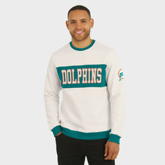 NFL Miami Dolphins Darius Rucker Collection Colorblock Pullover Sweatshirt