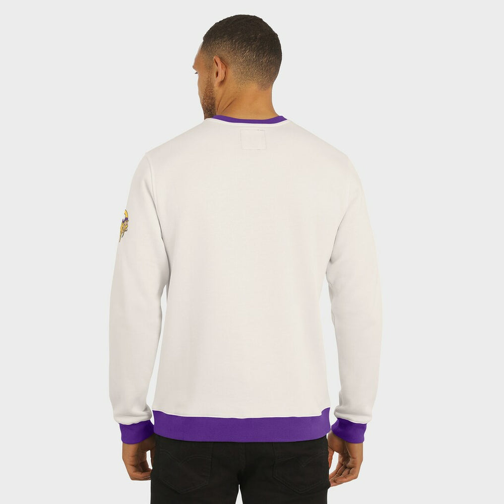 NFL Minnesota Vikings Darius Rucker Collection Colorblock Pullover Sweatshirt