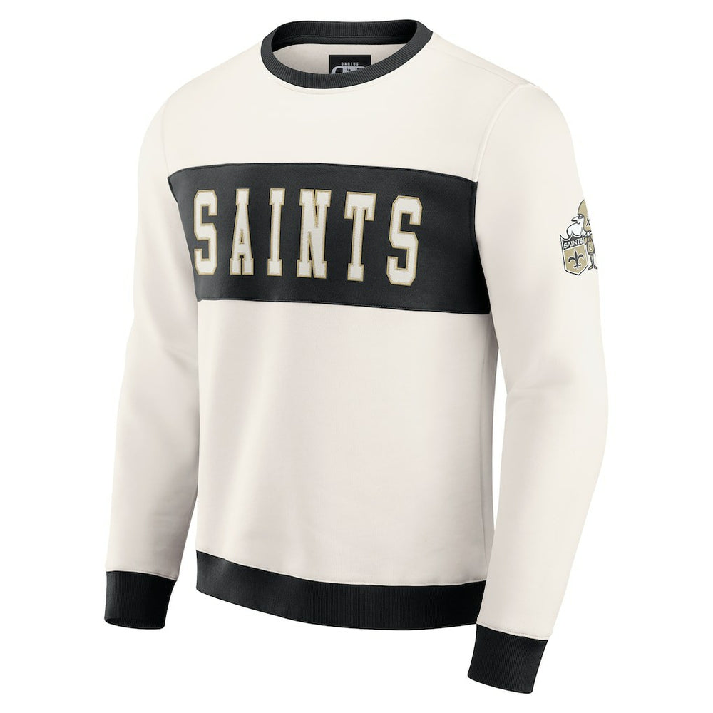 NFL New Orleans Saints Darius Rucker Collection Colorblock Pullover Sweatshirt