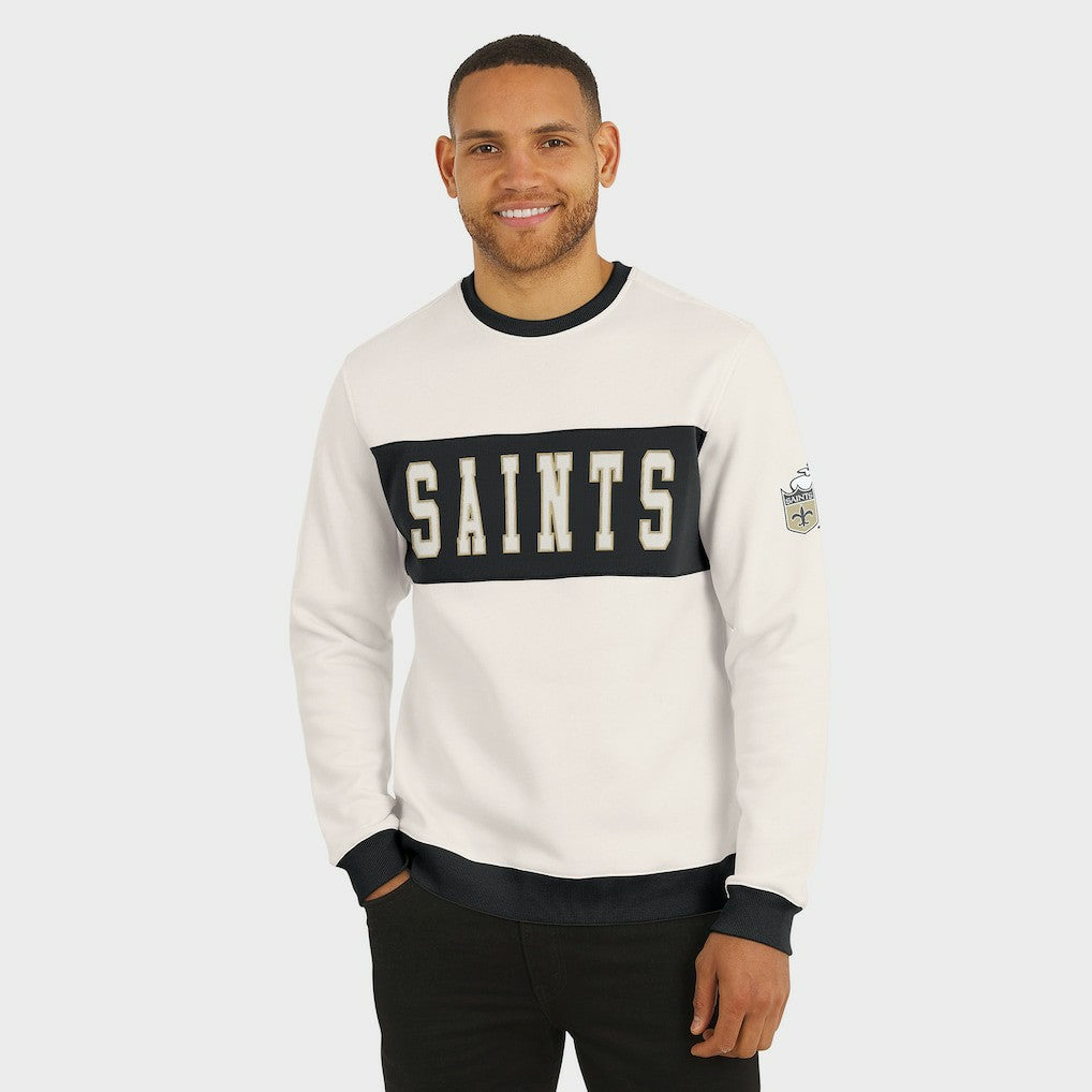 NFL New Orleans Saints Darius Rucker Collection Colorblock Pullover Sweatshirt