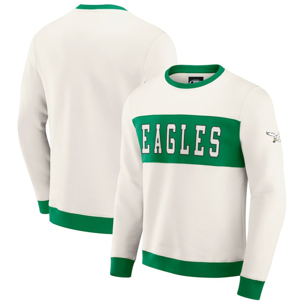 NFL Philadelphia Eagles Darius Rucker Collection Colorblock Pullover Sweatshirt