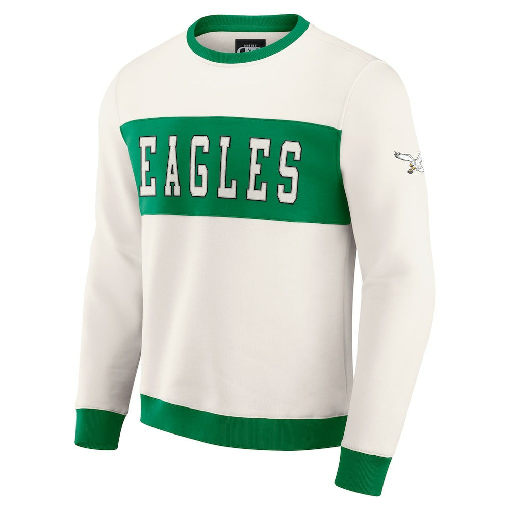 NFL Philadelphia Eagles Darius Rucker Collection Colorblock Pullover Sweatshirt