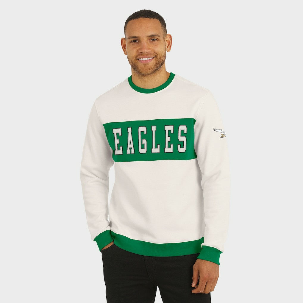NFL Philadelphia Eagles Darius Rucker Collection Colorblock Pullover Sweatshirt