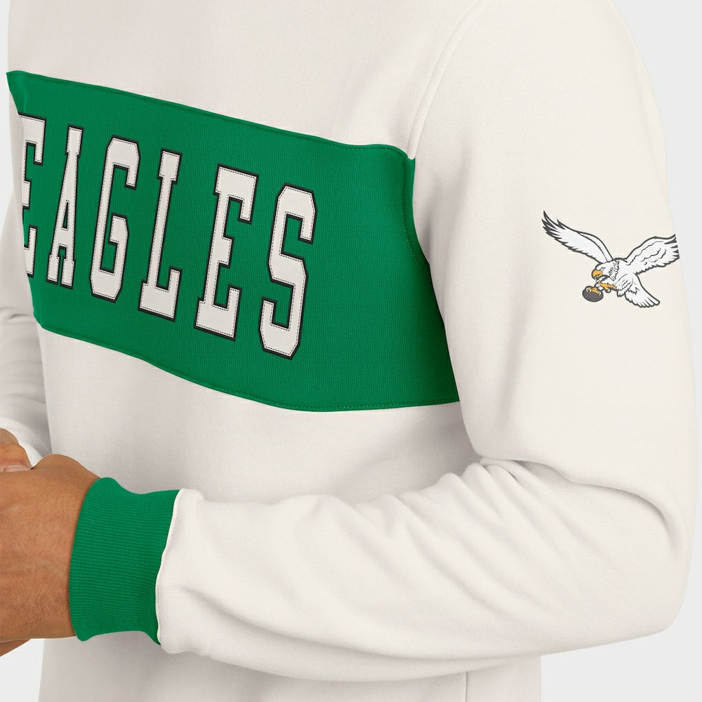NFL Philadelphia Eagles Darius Rucker Collection Colorblock Pullover Sweatshirt