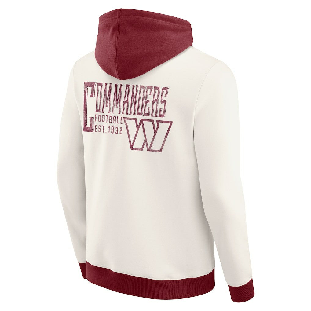 NFL Washington Commanders Darius Rucker Collection Distressed Graphics Full-Zip Hoodie