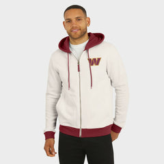 NFL Washington Commanders Darius Rucker Collection Distressed Graphics Full-Zip Hoodie