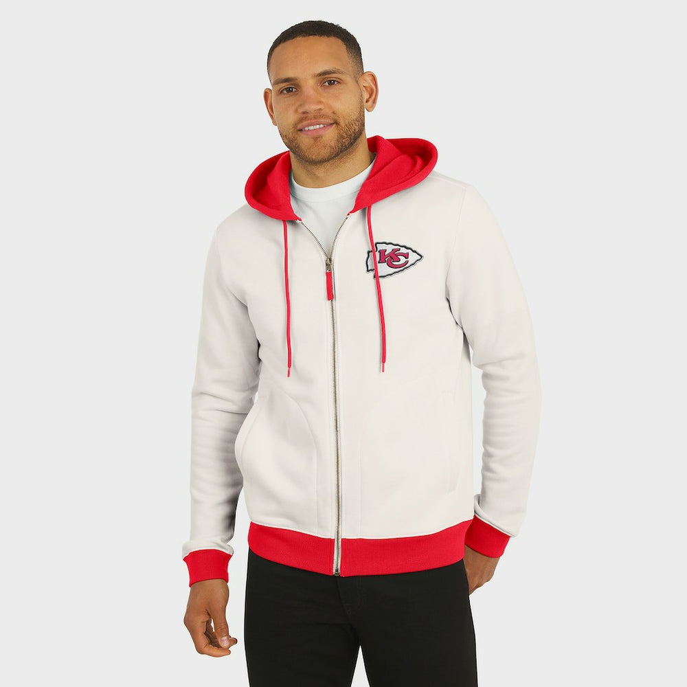 NFL Kansas City Chiefs Darius Rucker Collection Distressed Graphics Full-Zip Hoodie