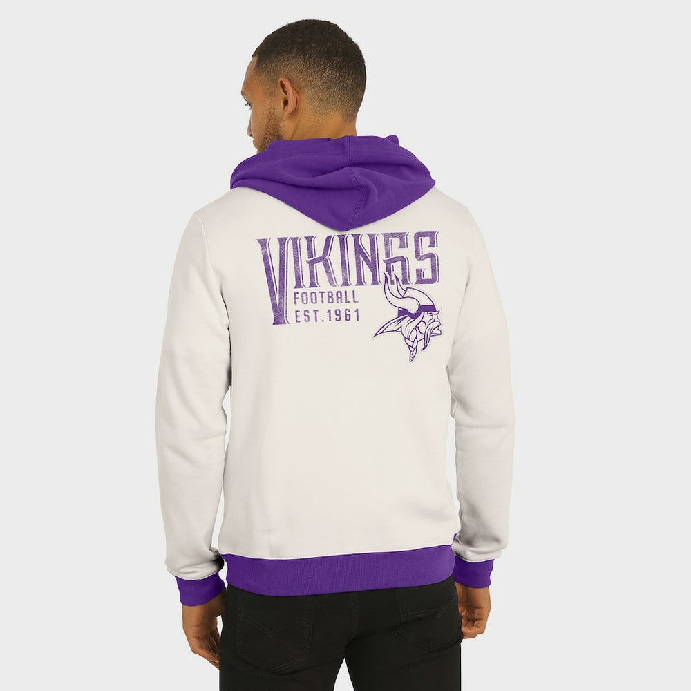 NFL Minnesota Vikings Darius Rucker Collection Distressed Graphics Full-Zip Hoodie