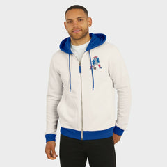 NFL New England Patriots Darius Rucker Collection Distressed Graphics Full-Zip Hoodie