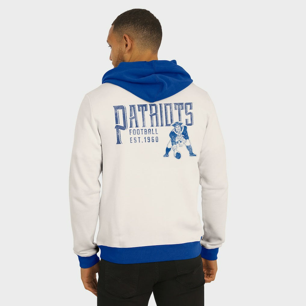 NFL New England Patriots Darius Rucker Collection Distressed Graphics Full-Zip Hoodie