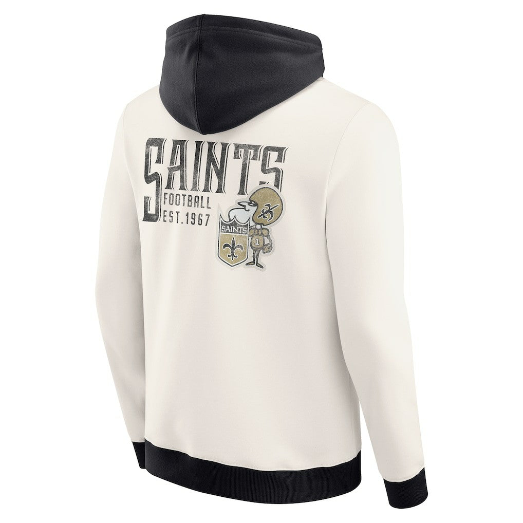 NFL New Orleans Saints Darius Rucker Collection Distressed Graphics Full-Zip Hoodie