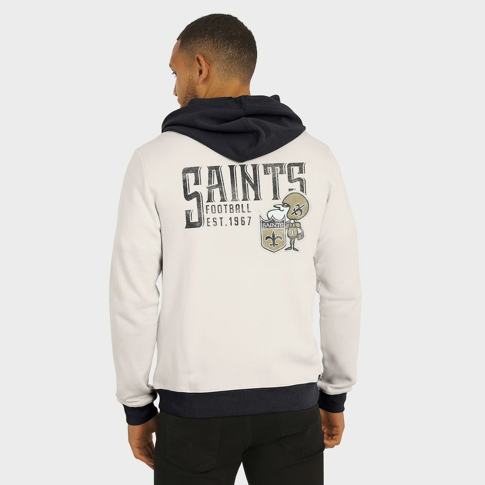 NFL New Orleans Saints Darius Rucker Collection Distressed Graphics Full-Zip Hoodie