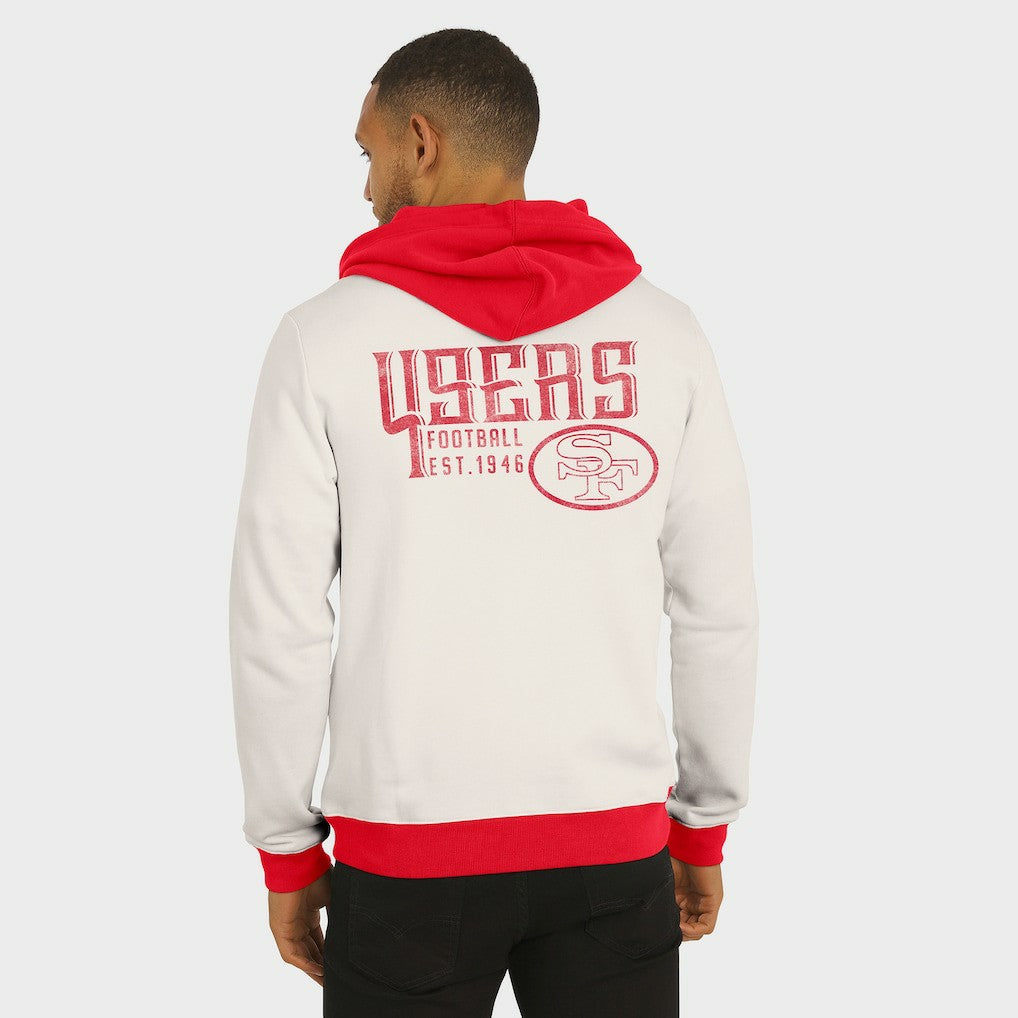 NFL San Francisco 49ers Darius Rucker Collection Distressed Graphics Full-Zip Hoodie