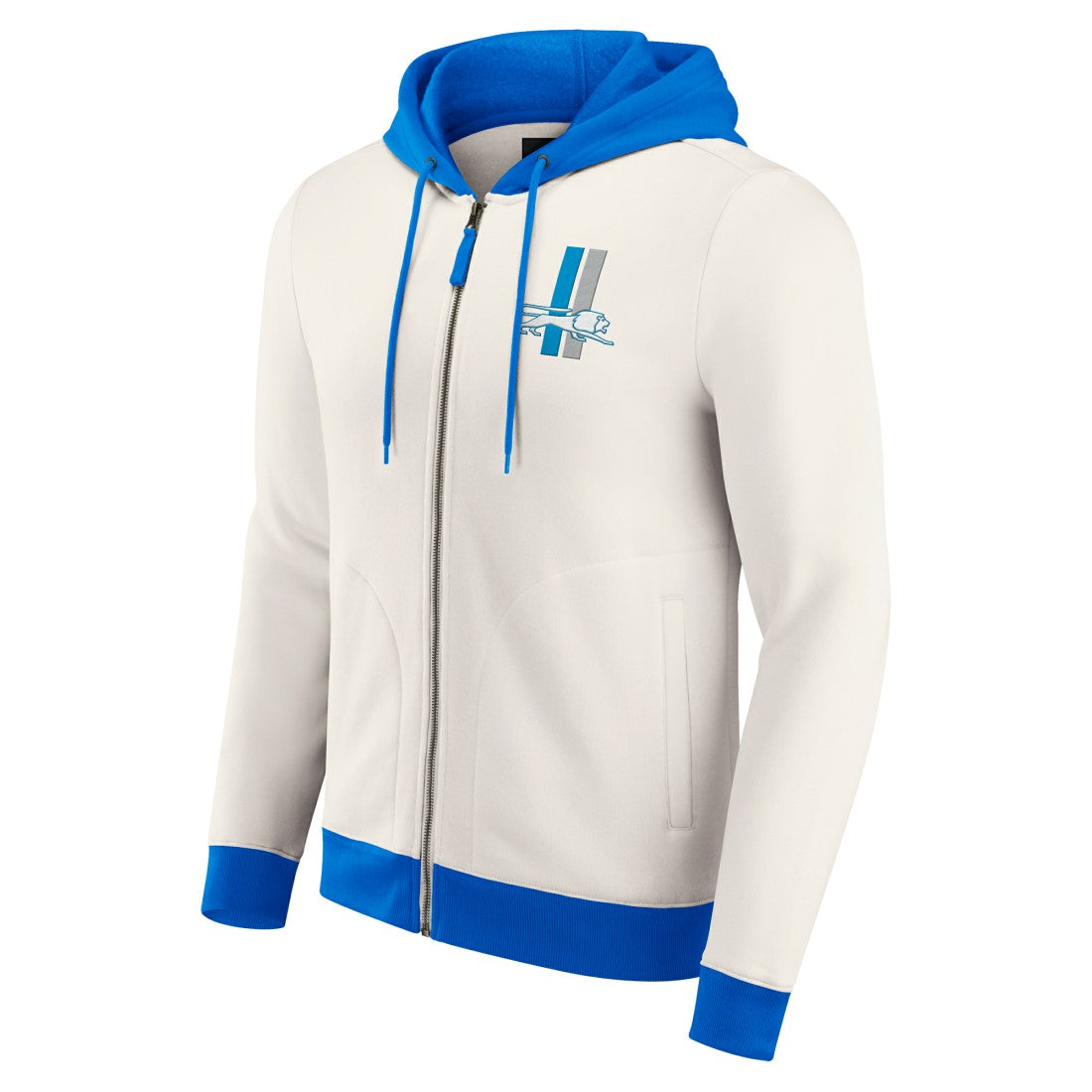 NFL Detroit Lions Darius Rucker Collection Distressed Graphics Full-Zip Hoodie