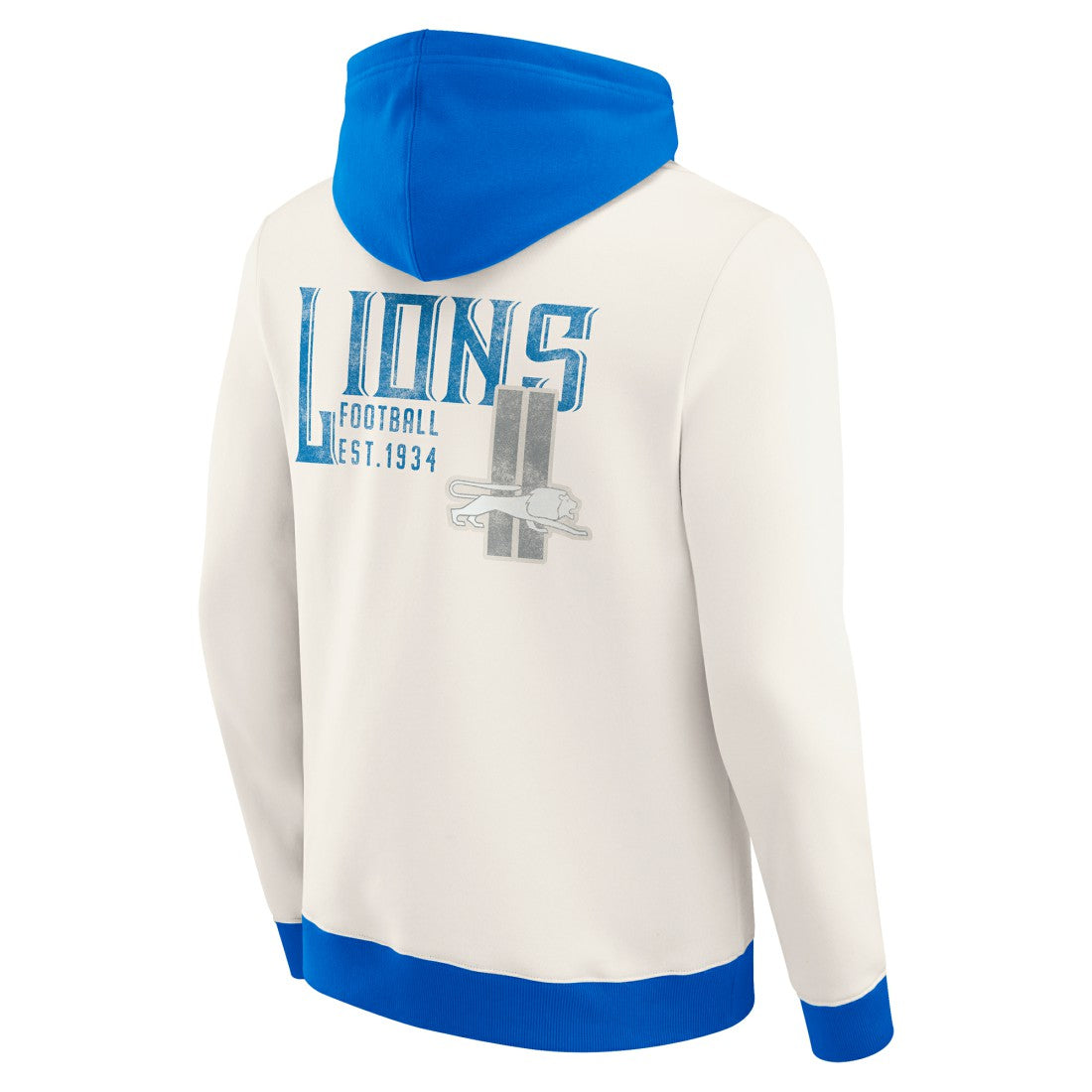 NFL Detroit Lions Darius Rucker Collection Distressed Graphics Full-Zip Hoodie