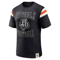 NFL Cincinnati Bengals Darius Rucker Collection Football Stripe Sleeve T-Shirt