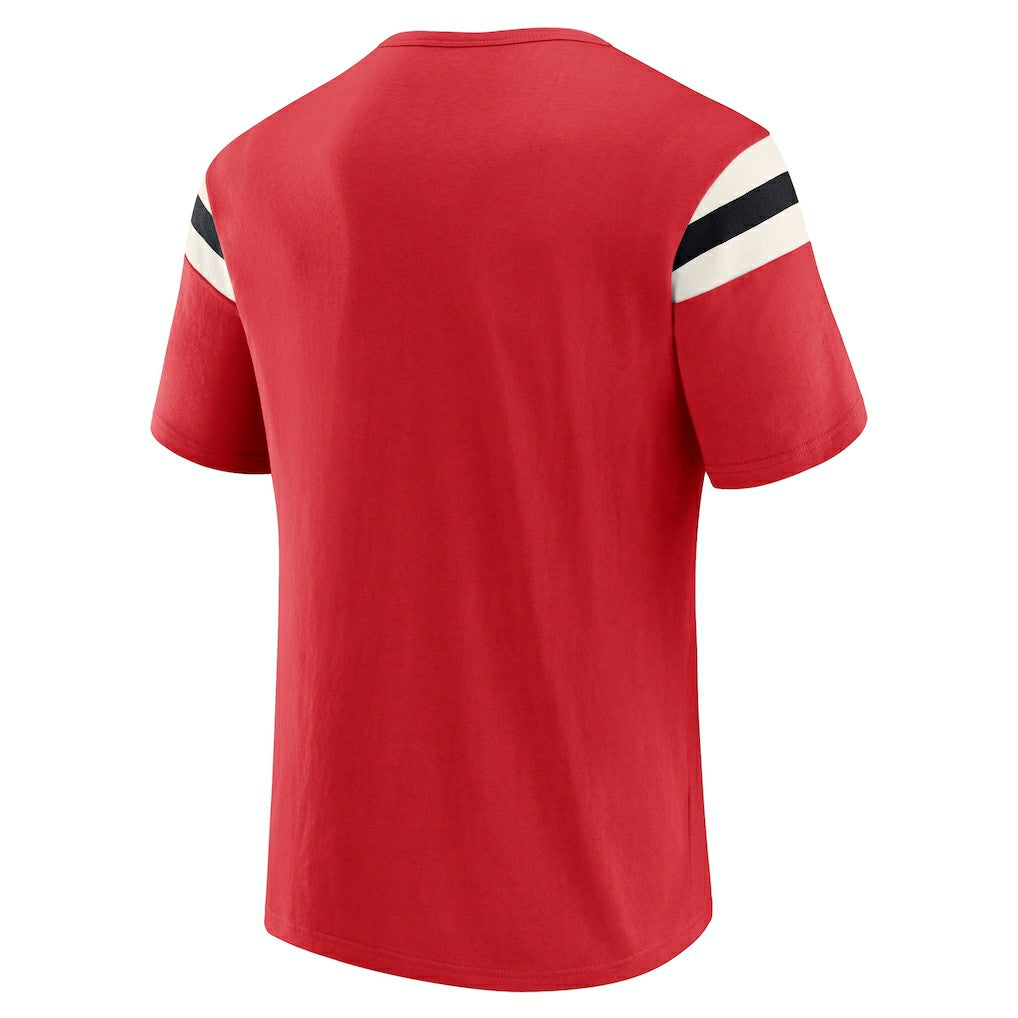 NFL San Francisco 49ers Darius Rucker Collection Football Stripe Sleeve T-Shirt