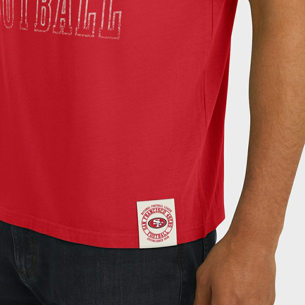 NFL San Francisco 49ers Darius Rucker Collection Football Stripe Sleeve T-Shirt