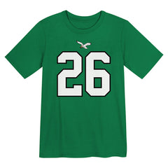 NFL Philadelphia Eagles Saquon Barkley  Preschool Player Name & Number T-Shirt