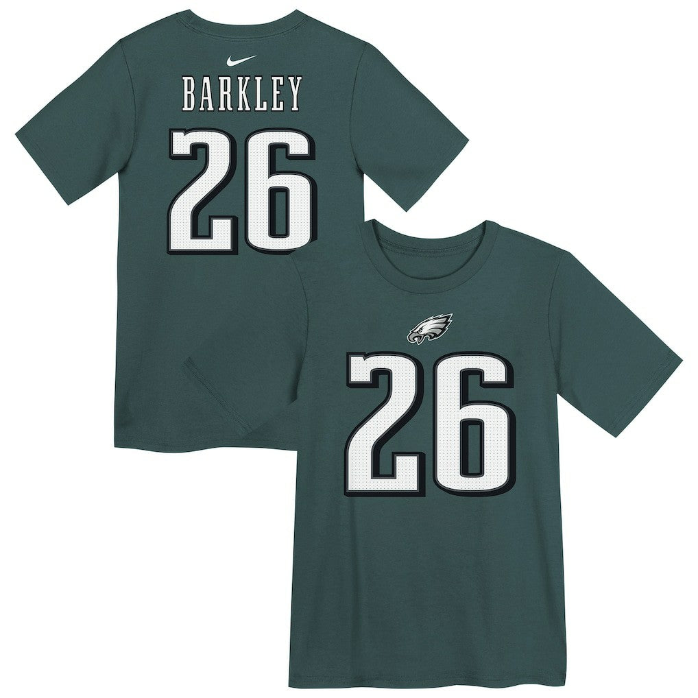 NFL Philadelphia Eagles Saquon Barkley  Preschool Player Name & Number T-Shirt