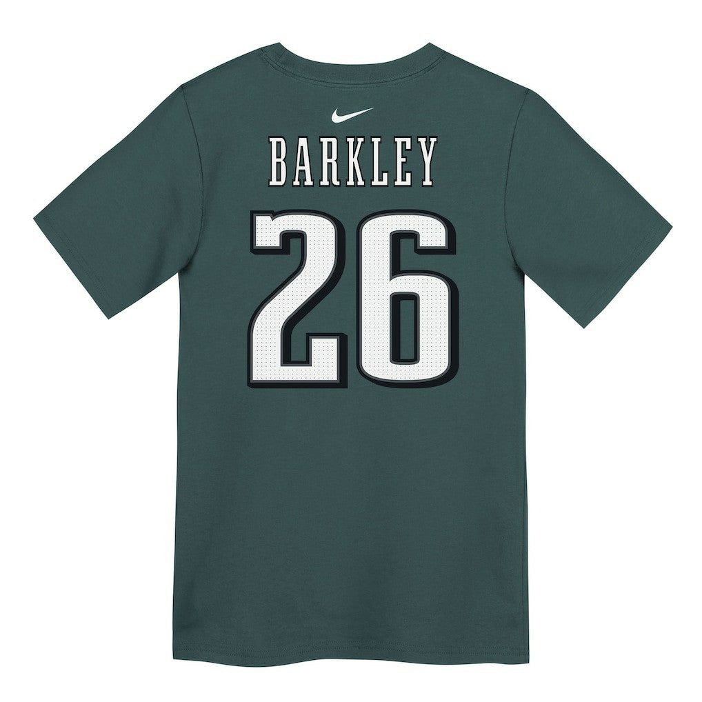 NFL Philadelphia Eagles Saquon Barkley  Preschool Player Name & Number T-Shirt