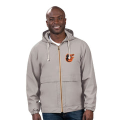 Baltimore Orioles G-III Sports by Carl Banks Full-Zip Rain Jacket - Gray