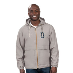 Boston Red Sox G-III Sports by Carl Banks Full-Zip Rain Jacket - Gray