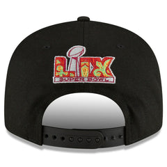 NFL Philadelphia Eagles Super Bowl LIX Tarmac Split Panel 9FIFTY Snapback Hat