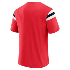 Washington Nationals Darius Rucker Collection Distressed Sleeve Stripe T-Shirt - Red