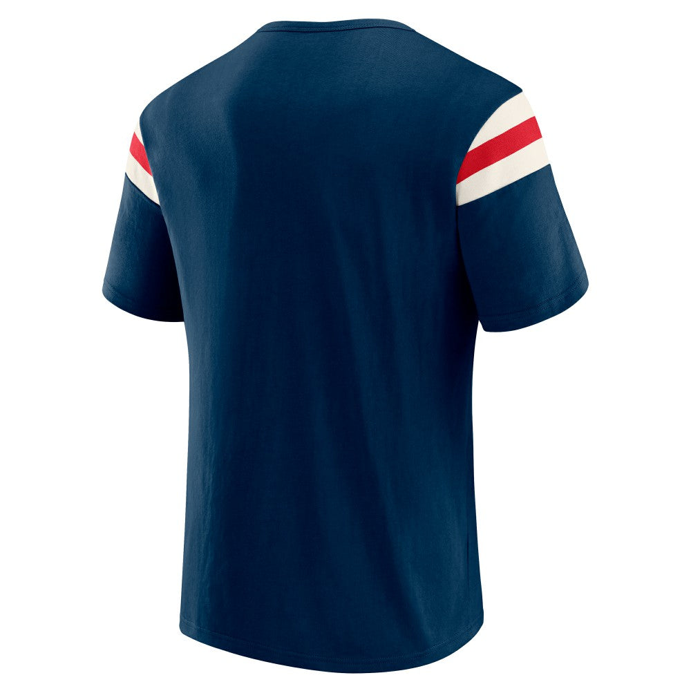 Minnesota Twins Darius Rucker Collection Distressed Sleeve Stripe T-Shirt - Navy