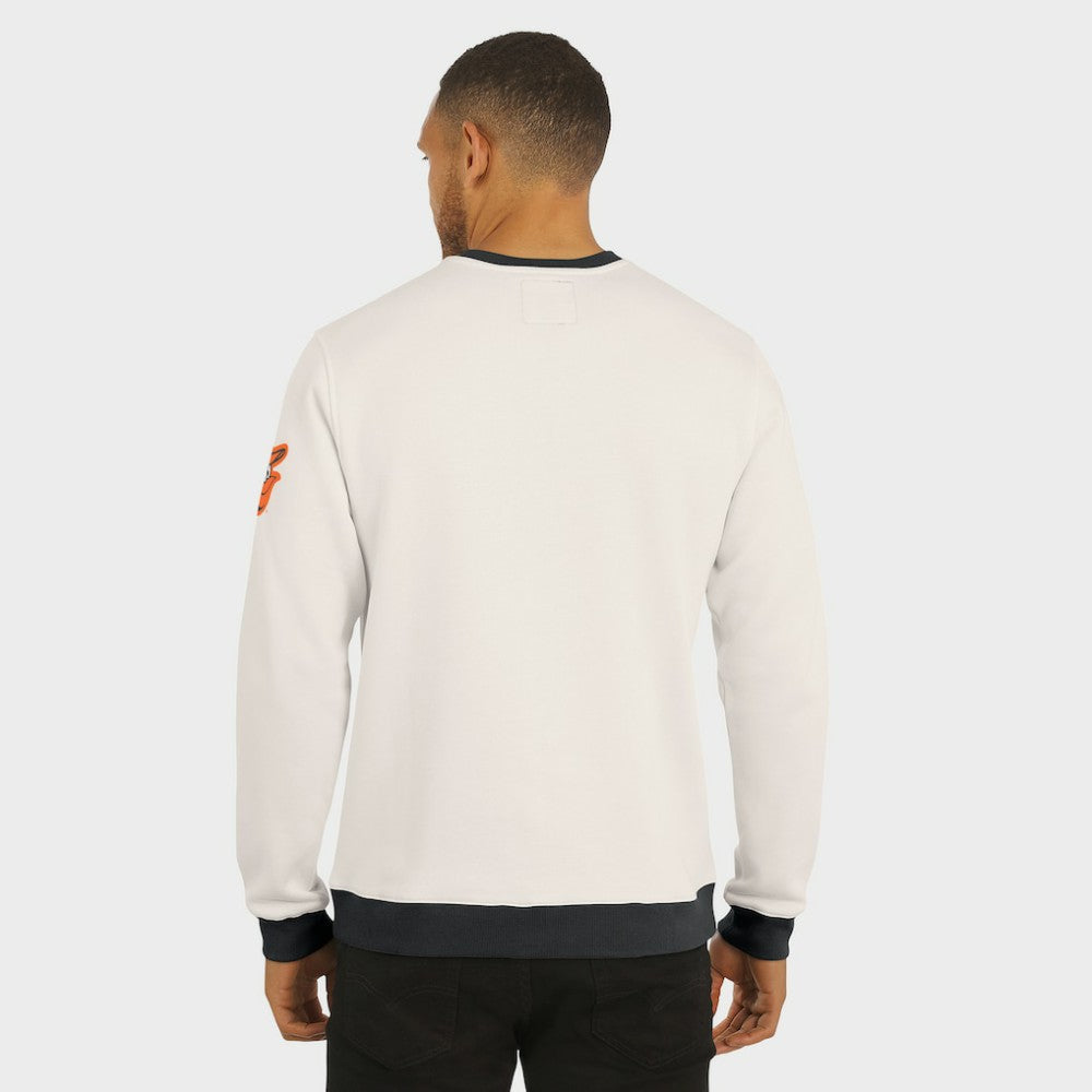 Baltimore Orioles Darius Rucker Collection Colorblock Crewneck Sweatshirt - Cream