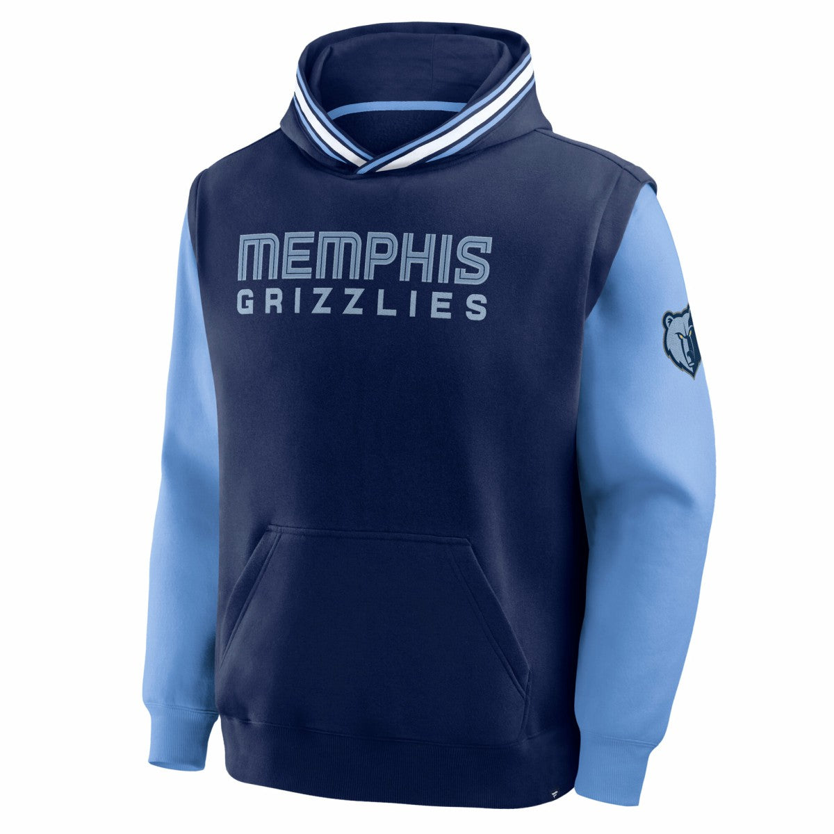 Memphis Grizzlies Half Court Shot Clock Fastbreak Hoodie - Navy/Blue | Fanatics sale