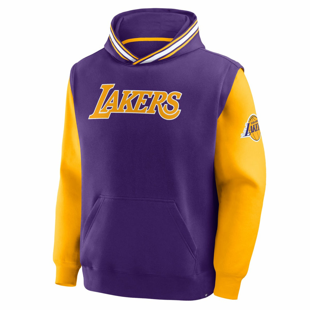 Los Angeles Lakers Half Court Shot Clock Fastbreak Hoodie - Purple/Gold | Fanatics discount