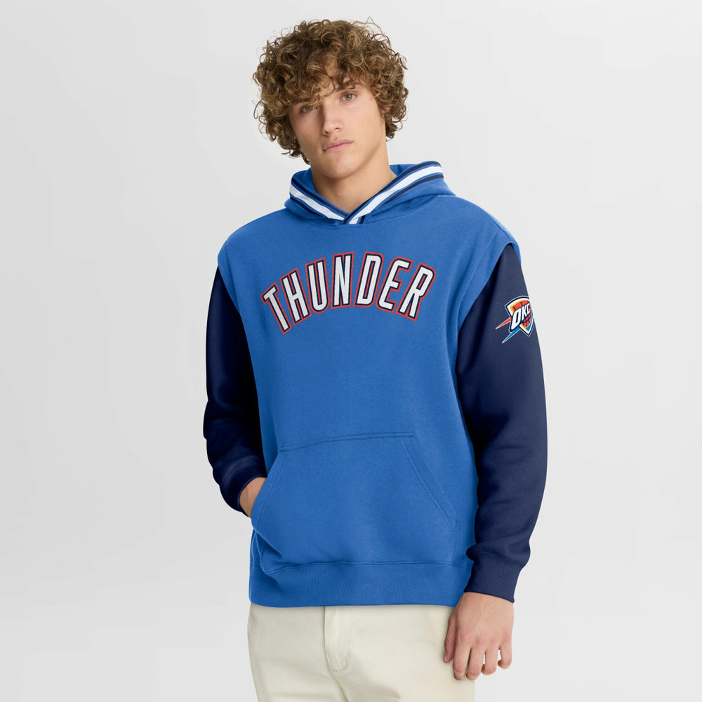 Oklahoma City Thunder Half Court Shot Clock Fastbreak Hoodie - Blue/Navy | Fanatics on sale