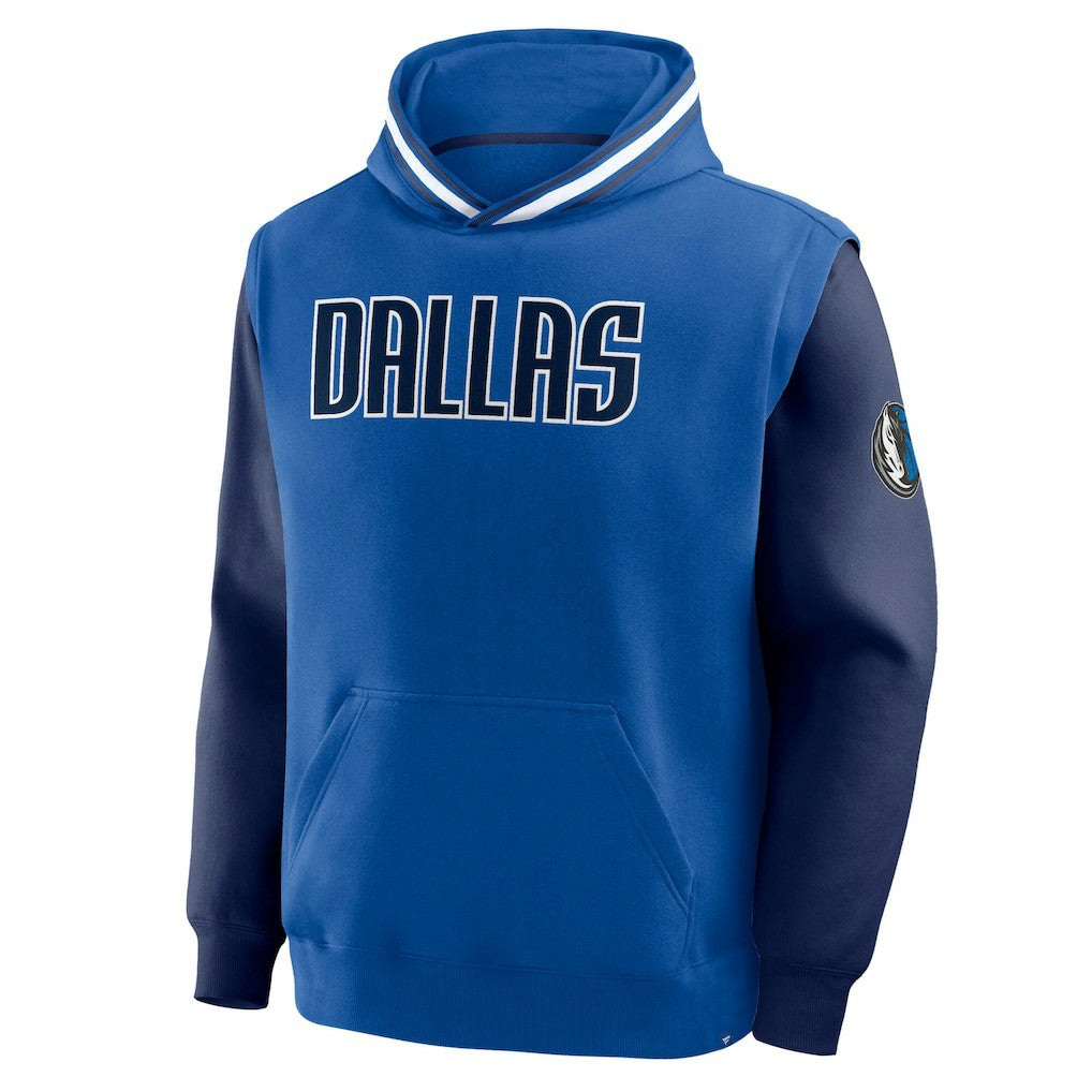 Dallas Mavericks Half Court Shot Clock Fastbreak Hoodie sale - Blue/Navy | Fanatics sale