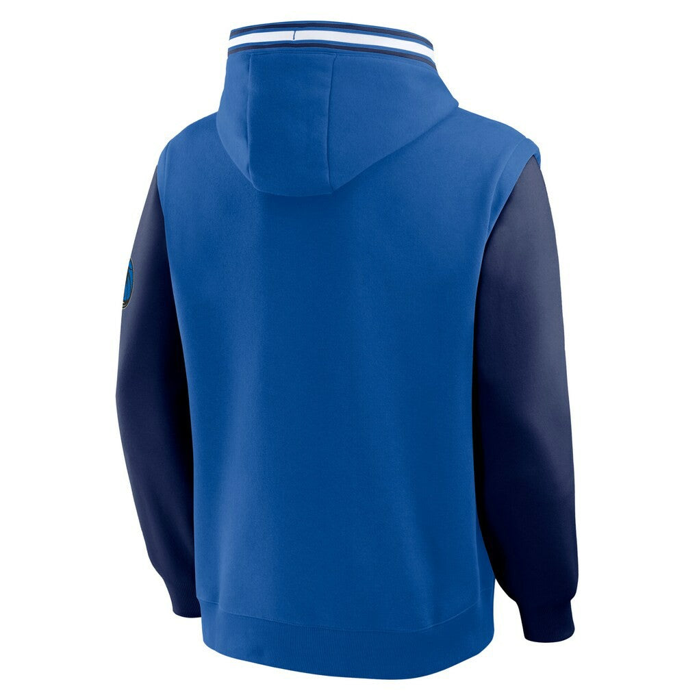 Dallas Mavericks Half Court Shot Clock Fastbreak Hoodie sale - Blue/Navy | Fanatics sale