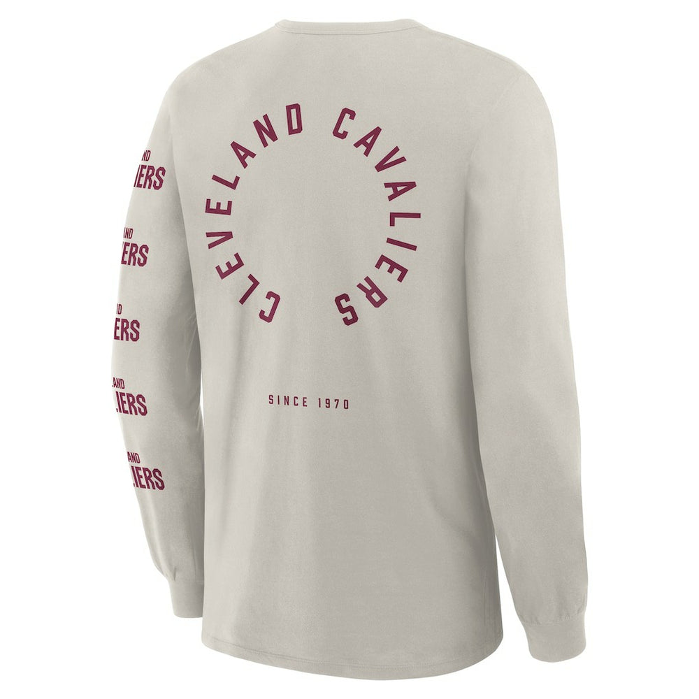 Cleveland Cavaliers Crossover Collection Ball Screen Action Premium Long Sleeve T-Shirt sale - Cream | Fanatics outlet