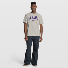 Los Angeles Lakers Crossover Collection Pull Up Jumper Shot Premium T-Shirt - Cream | Fanatics cheap