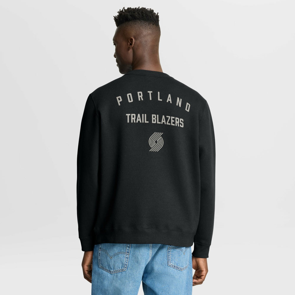 Portland Trail Blazers Crossover Collection Defensive Rotation Drill Premium Pullover Sweatshirt - Black | Fanatics for sale