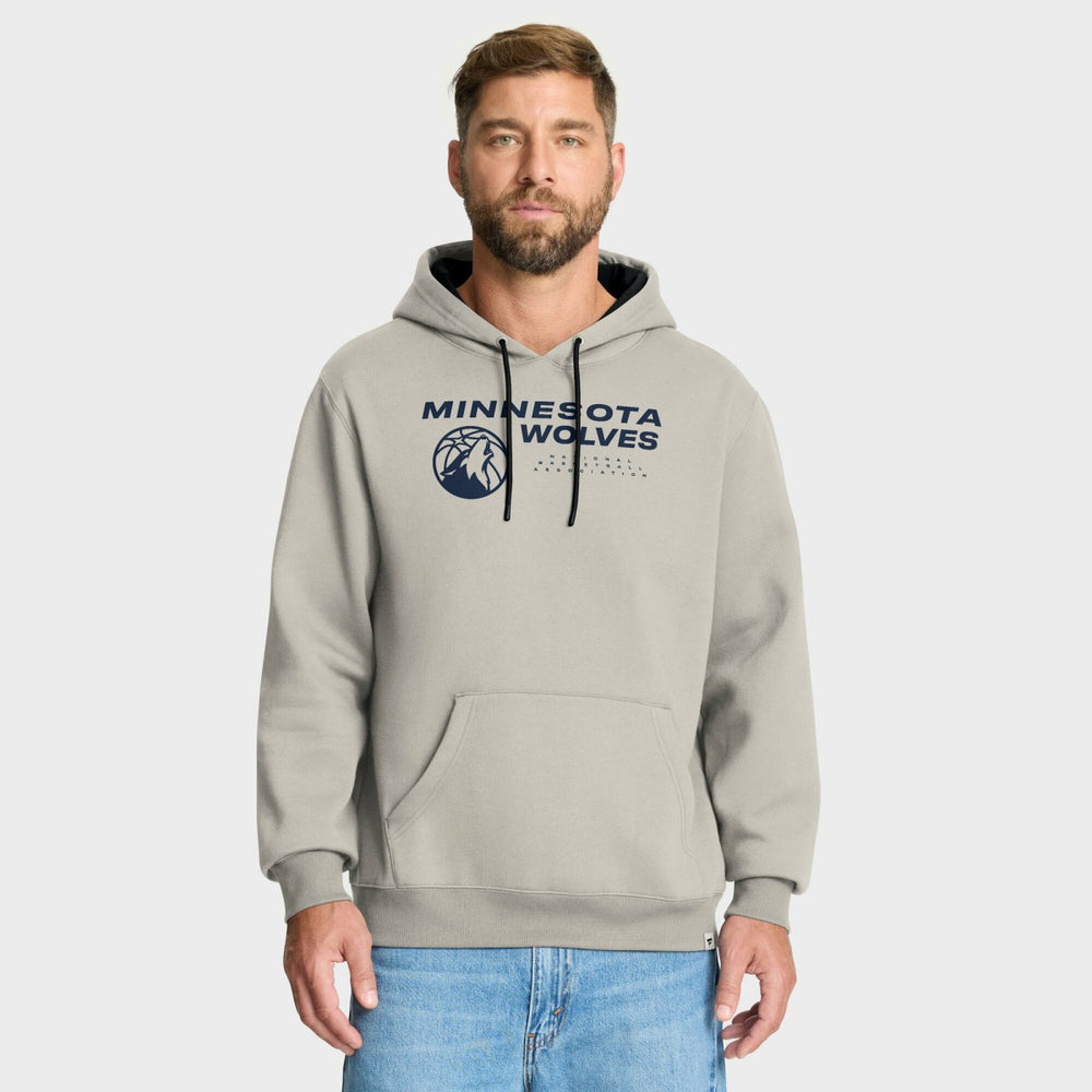 Minnesota Timberwolves Crossover Collection Blocked Shot Premium Pullover Hoodie - Off White | Fanatics online