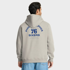 Philadelphia 76ers Crossover Collection Blocked Shot Premium Pullover Hoodie - Off White | Fanatics sale