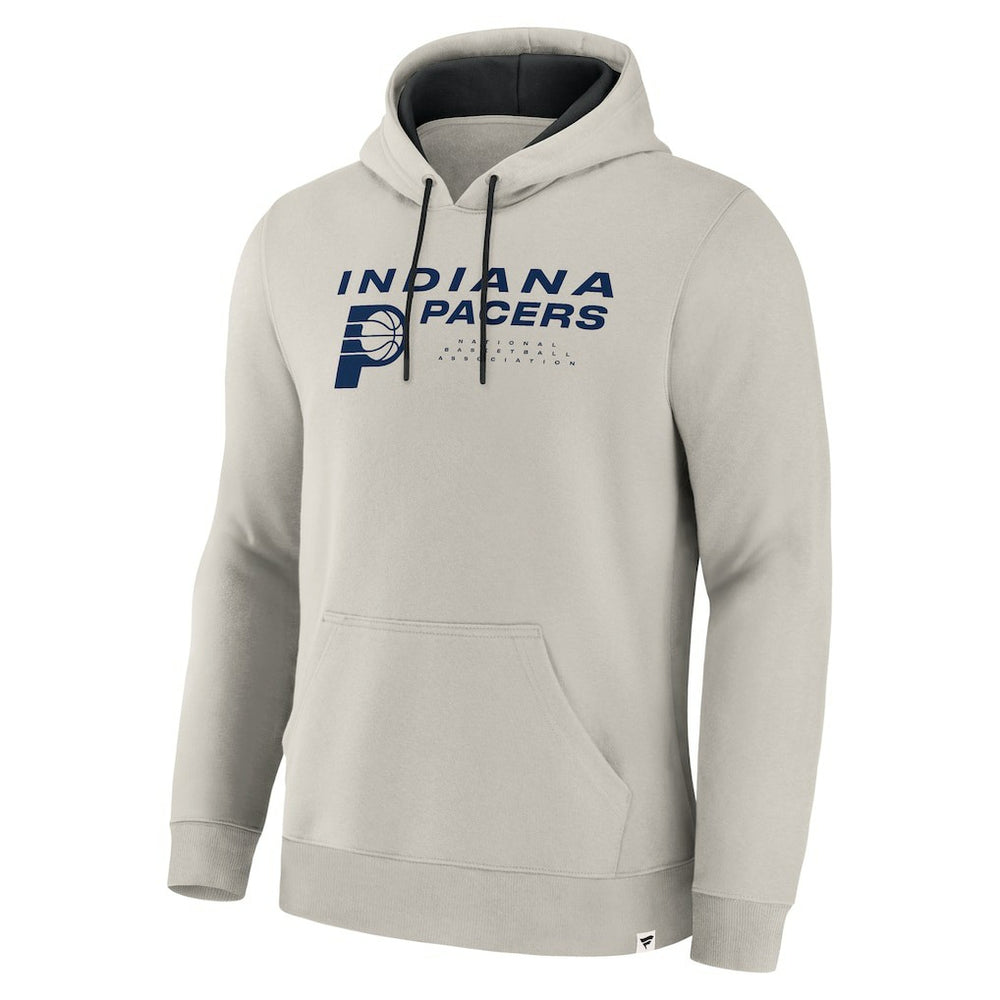 Indiana Pacers Crossover Collection Blocked Shot Premium Pullover Hoodie - Off White | Fanatics for sale