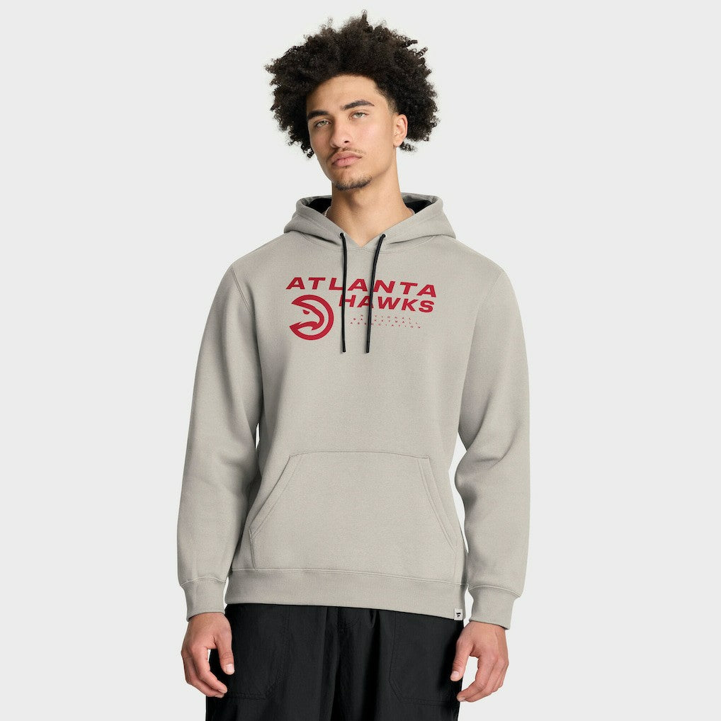 Atlanta Hawks Crossover Collection Blocked Shot Premium Pullover Hoodie - Off White | Fanatics sale