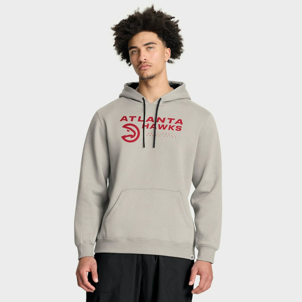 Atlanta Hawks Crossover Collection Blocked Shot Premium Pullover Hoodie - Off White | Fanatics sale