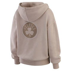 Boston Celtics WEAR by Erin Andrews Women's Washed Pullover Crewdie - Tan discount