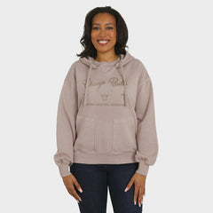 Chicago Bulls WEAR by Erin Andrews Women's Washed Pullover Crewdie - Tan sale