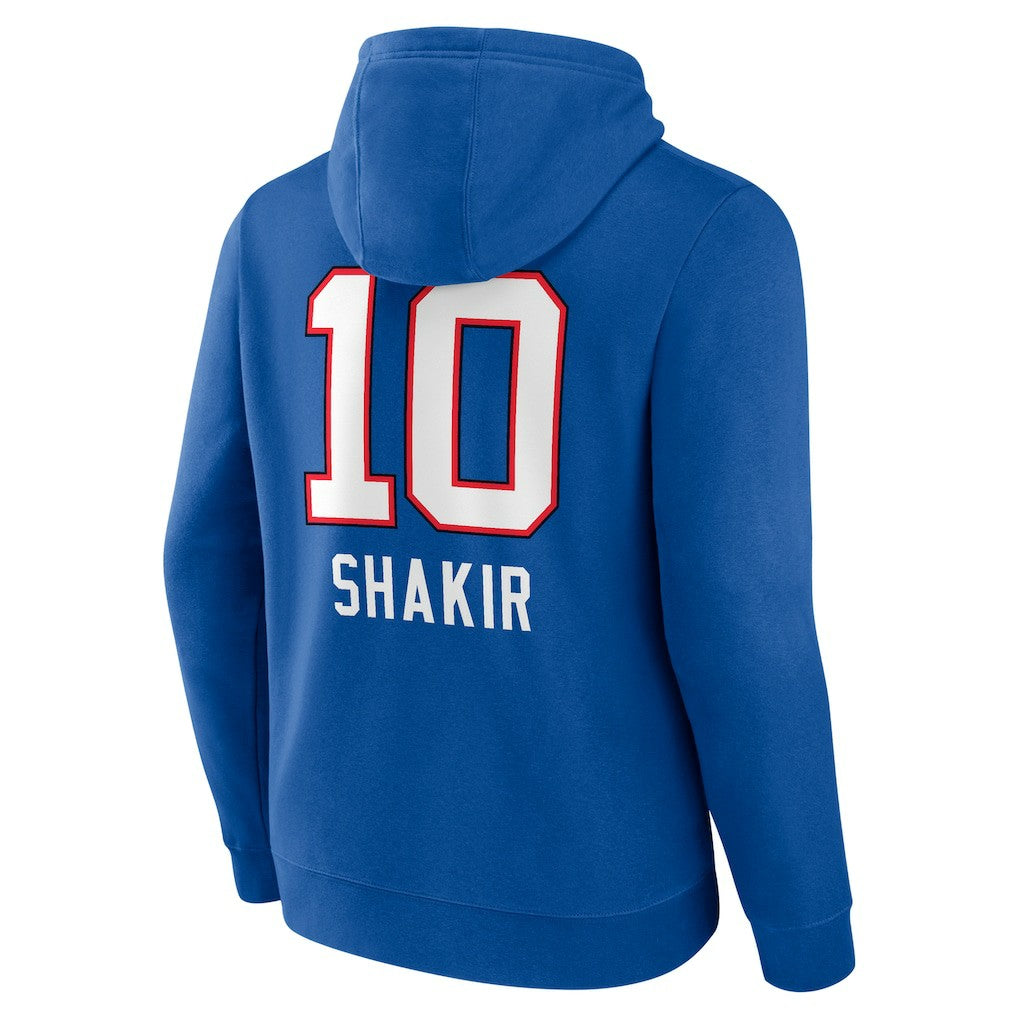 NFL Buffalo Bills Khalil Shakir  Team Wordmark Name & Number Pullover Hoodie