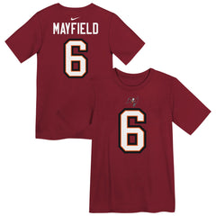 NFL Tampa Bay Buccaneers Baker Mayfield  Preschool Player Name & Number T-Shirt